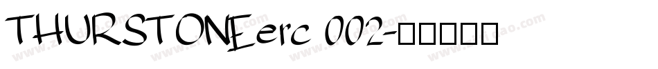 THURSTON_erc 002字体转换